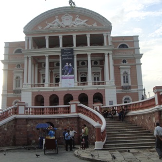 Teatro Amazonas Mikhail Baryshnikov e Ana Laguna.